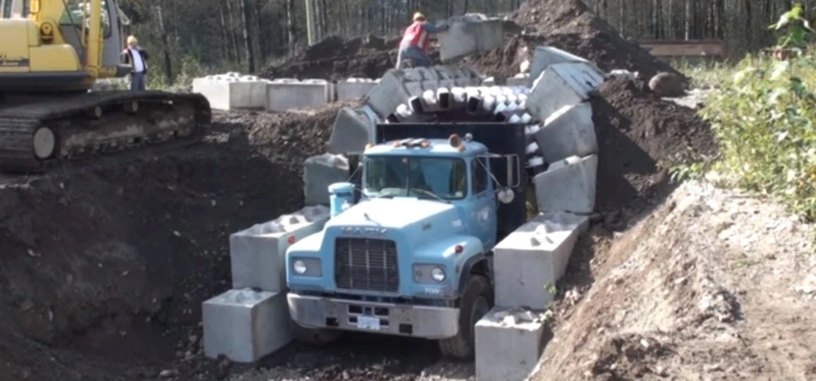 El 'camión cremallera' ayuda a construir túneles en tan solo un día