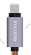 Este cable con conector especial sirve como micro USB y Lightning