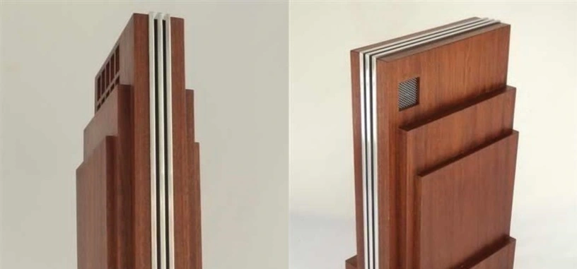 Este ordenador se cubre de madera para parecer un rascacielos de estilo art déco