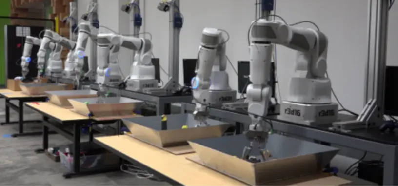 Los robots de Google están 'aprendiendo' a coger objetos