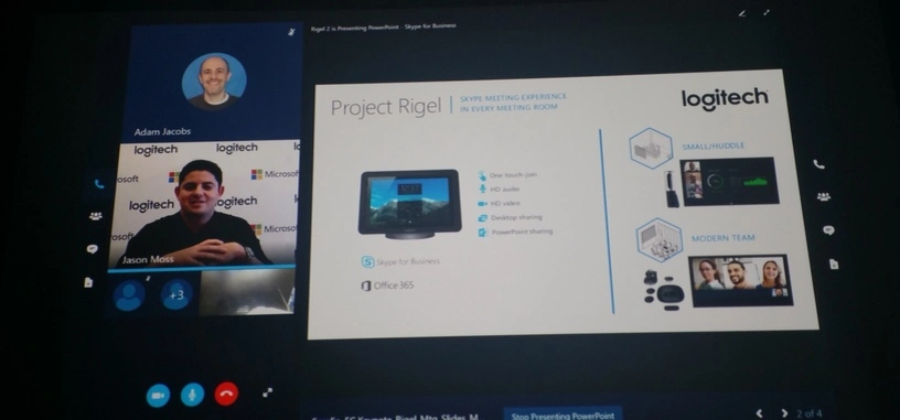 Microsoft y Logitech quieren cambiar las salas de conferencias con Project Rigel