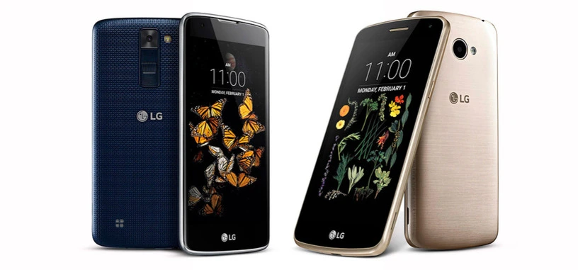LG presenta sus nuevos teléfonos de gama media K5 y K8