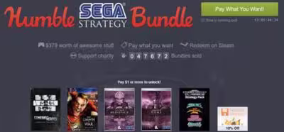 Conviértete en un experto estratega con el Humble Bundle de Sega