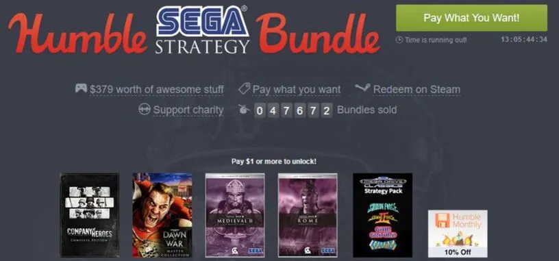 Conviértete en un experto estratega con el Humble Bundle de Sega