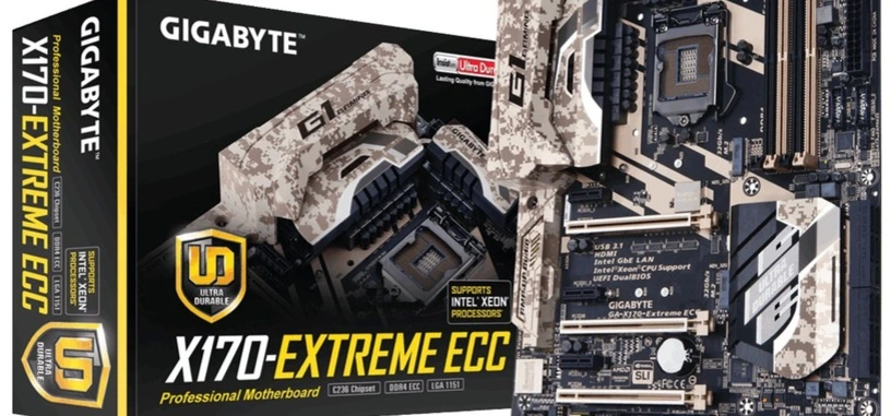 Gigabyte añade Thunderbolt 3 a su placa X170 Extreme ECC con chipset C236