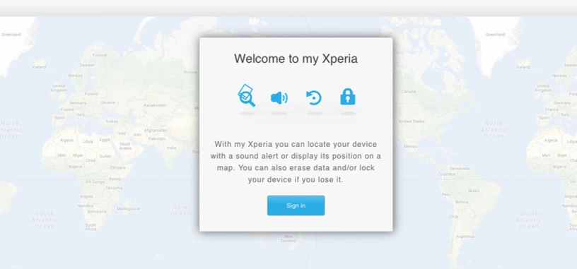 El servicio 'my Xperia' de Sony aportará servicios de seguridad remota a sus smartphones