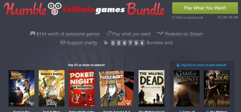 Montones de episodios en el nuevo Humble Bundle de Telltale Games