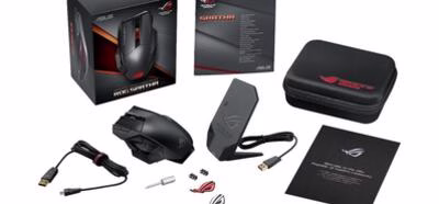 El ratón Asus ROG Spatha estará disponible en mayo por 169 euros