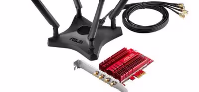 Asus presenta una tarjeta PCIe Wi-Fi 802.11 ac con velocidad de hasta 2167 Mbps