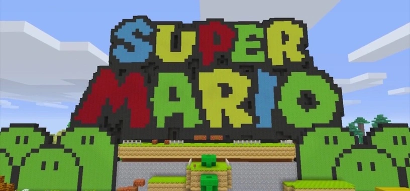 Una actualización gratuita lleva a Super Mario y todo su universo a 'Minecraft' para Wii U