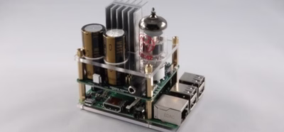 Este proyecto combina un amplificador de válvulas con una Raspberry Pi