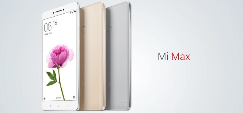 Xiaomi Mi Max es la phablet con una pantalla de 6,44 pulgadas y 4.850 mAh de batería