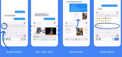 El teclado para iOS de Google permite realizar búsquedas sin cambiar de aplicación