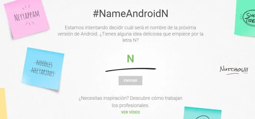 Google te pregunta cuál quieres que sea el nombre oficial de Android N