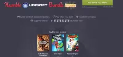 Ubisoft regresa con un 'nuevo' Humble Bundle