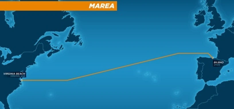 El cable submarino de 160 Tbs y 6600 km de Facebook y Microsoft ya está construido