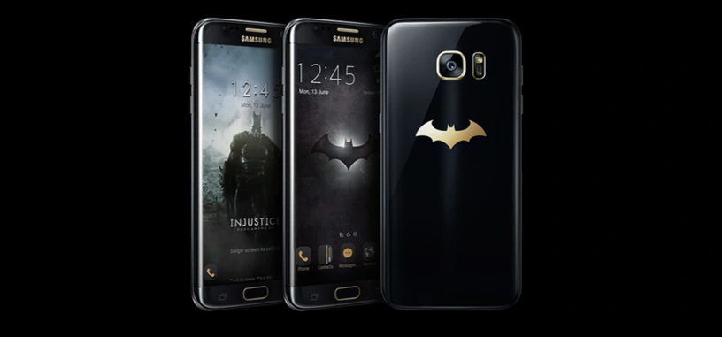 Esta es la edición de Batman del Galaxy S7 Edge, lista para impartir justicia [vídeo]