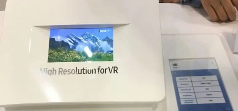 Samsung presenta una pantalla de 5,5 pulgadas y resolución 4K pensada para RV