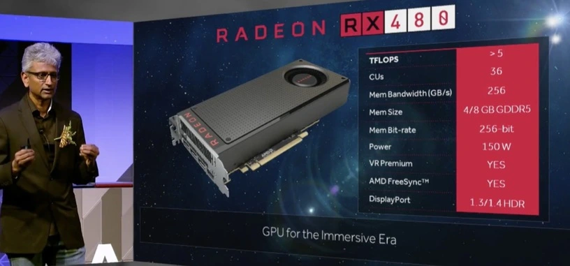 AMD saca la artillería con la Radeon RX 480 de 199 dólares