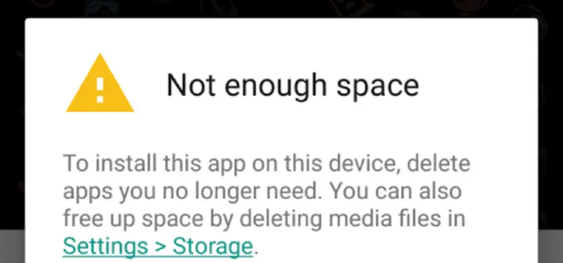 Google Play te ayudará a elegir qué aplicaciones desinstalar para ganar espacio