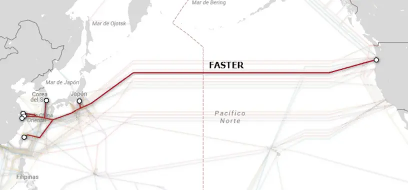 Finaliza el despliegue del cable submarino entre EE. UU. y Japón de Google y otras empresas