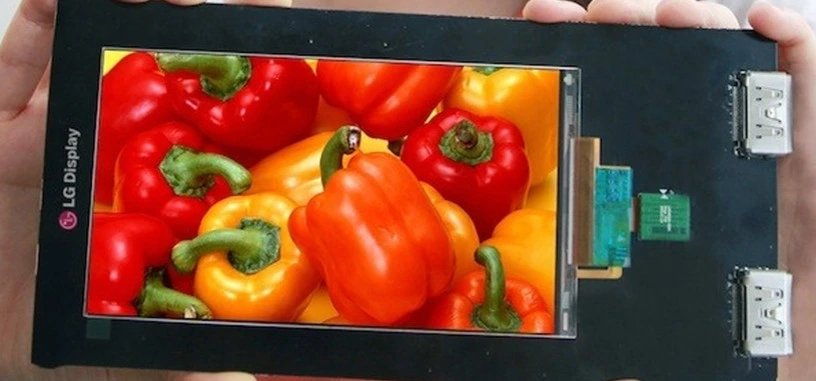 LG presenta una pantalla de 5,5 pulgadas con resolución de 2560x1440 píxels