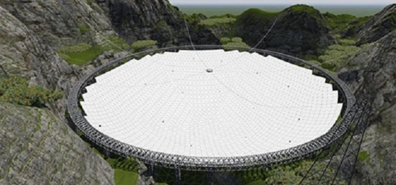 Finaliza la construcción del radiotelescopio más grande del mundo en China