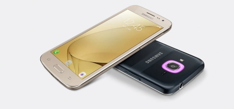 Samsung Galaxy J2 2016, pantalla Super AMOLED y círculo de notificación posterior