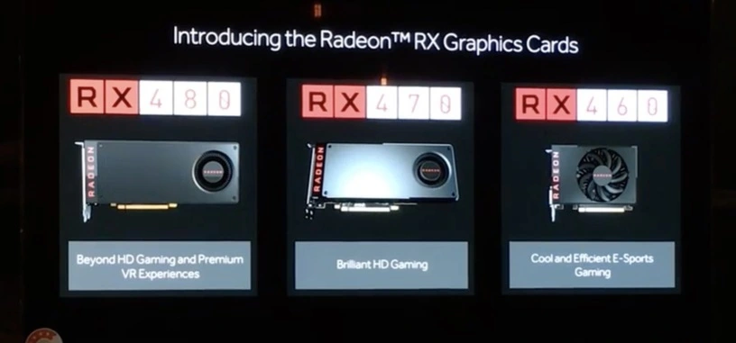 AMD da más detalles de las RX 470 y RX 460; Vega será presentado en 2017