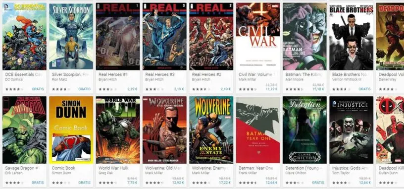 Google Play Books se actualiza para que sea más fácil leer cómics