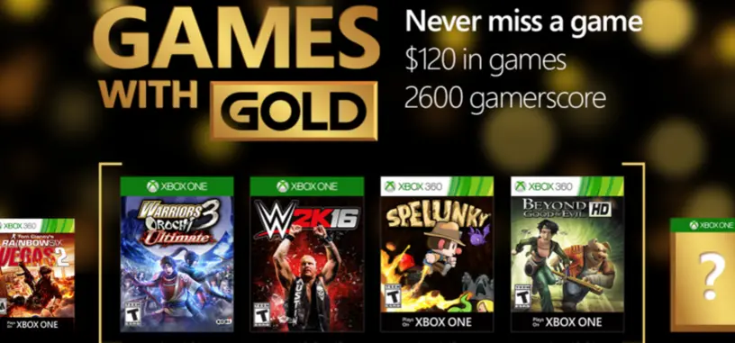 Microsoft confirma los juegos de agosto de Xbox Live Gold