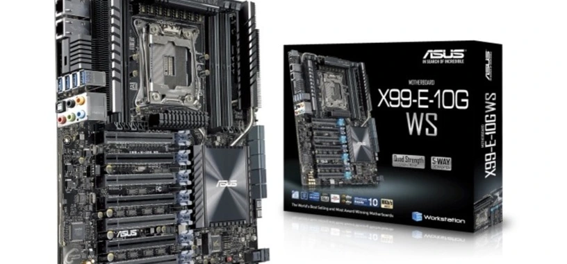 Asus estrena la placa X99-E-10G WS con dos conexiones 10 Gigabit Ethernet