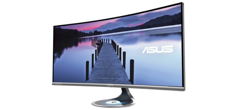 Asus MX34VQ, monitor panorámico UWQHD de 100 Hz y FreeSync, con carga inalámbrica