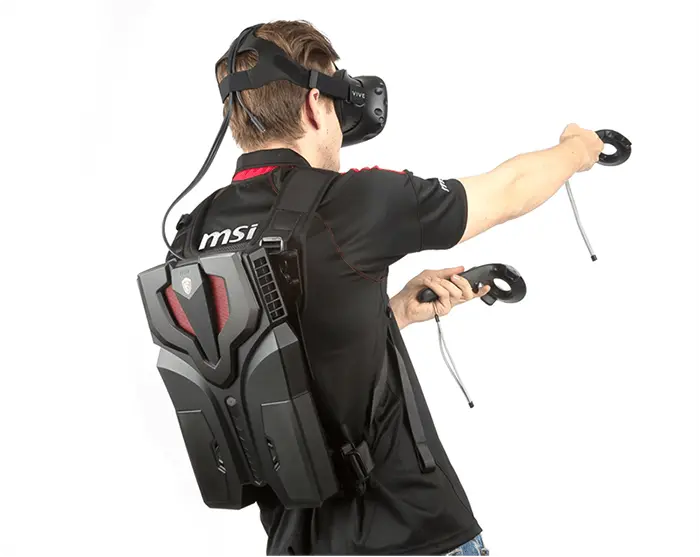MSI cambia el diseño y prestaciones de su mochila-PC para usar con gafas de  realidad virtual