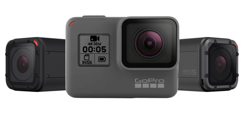 GoPro presenta la cámara Hero 5 en dos versiones con 4K, resistencia al agua, GPS, y más