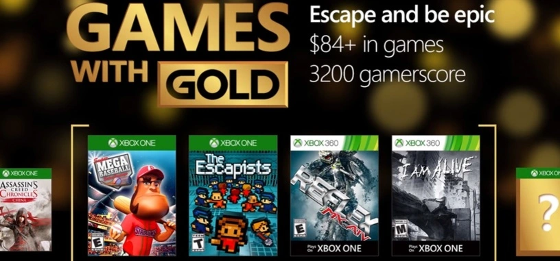 Microsoft confirma los juegos de octubre de Xbox Live Gold