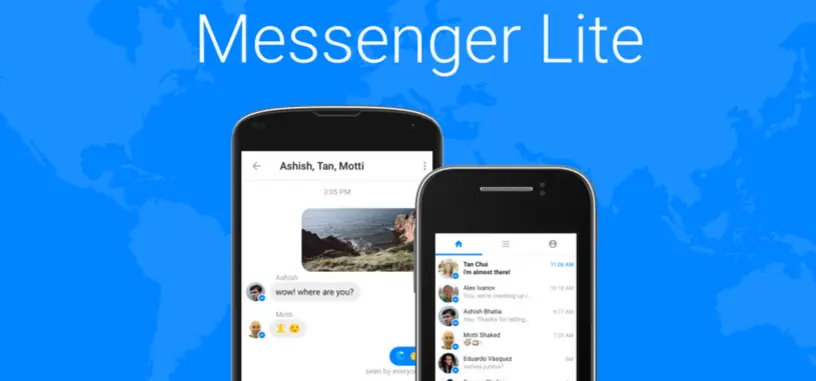 Facebook presenta una versión de Messenger pensada para conexiones lentas
