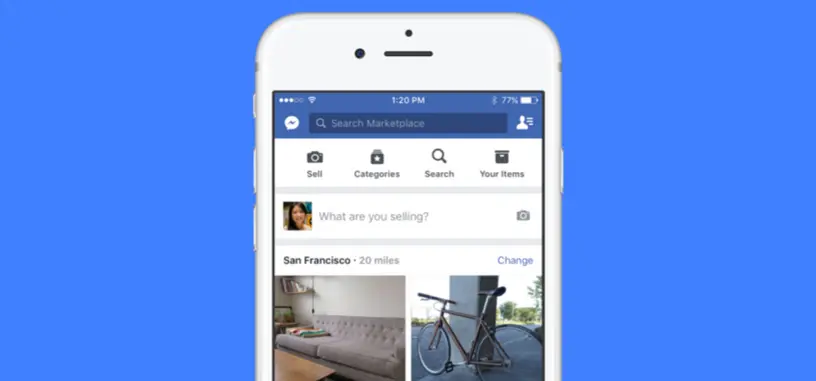 Facebook presenta Marketplace, un apartado de compra y venta para su aplicación