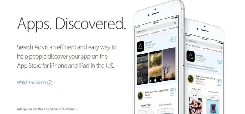 Comienza el programa Search Ads para mostrar publicidad en la App Store
