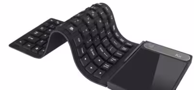 Este teclado flexible esconde un ordenador completo en su interior