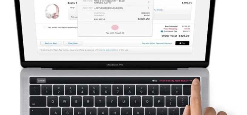 Apple desvela antes de tiempo la llegada de la Magic Toolbar y Touch ID a los MacBook Pro