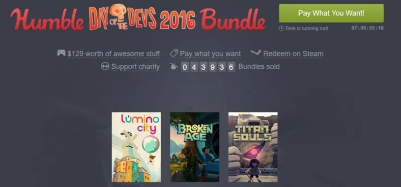 Humble Bundle celebra el 'Day of the Devs' con este lote de juegos imprescindibles