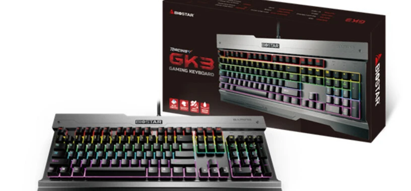 Biostar GK3, teclado mecánico de 45 dólares
