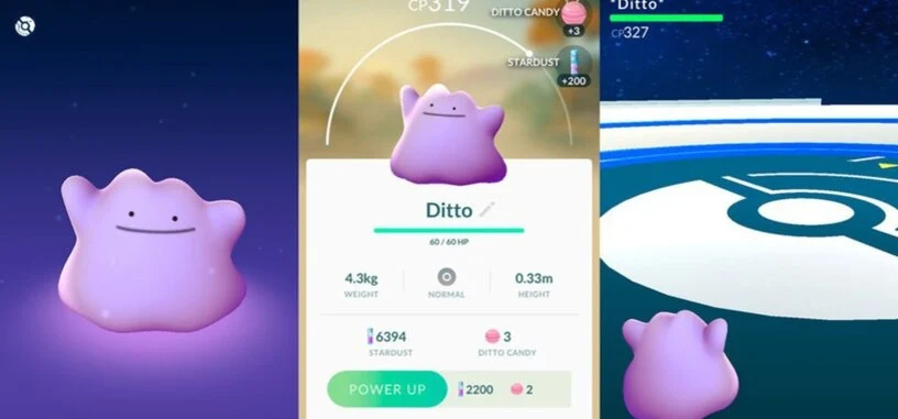 Pokémon GO añade a Ditto, criatura peculiar que te costará capturar
