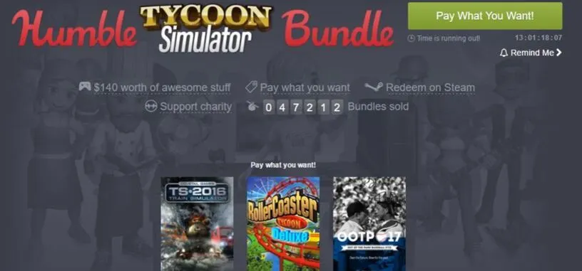 Toma el control con el 'Humble Tycoon Simulator Bundle'