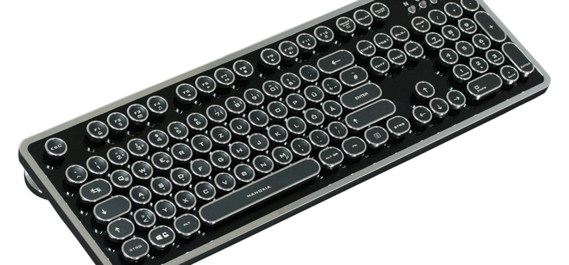 Nanoxia Ncore Retro, teclado mecánico que imita una máquina de escribir