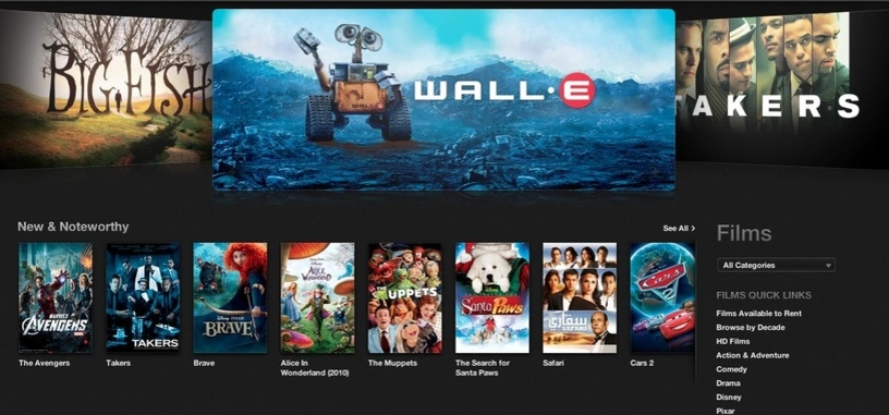 Apple podría emitir películas en iTunes cuando aún están en los cines
