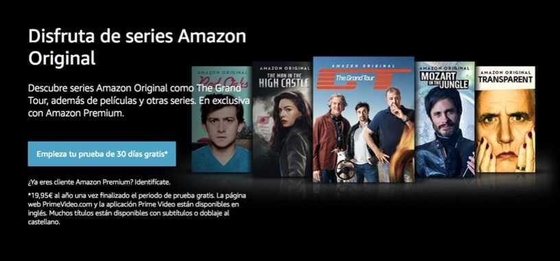 Amazon Prime Video ya está disponible en España, gratuito para usuarios Premium