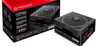 Thermaltake Smart Pro RGB, fuente con iluminación y certificado 80 Plus Bronce