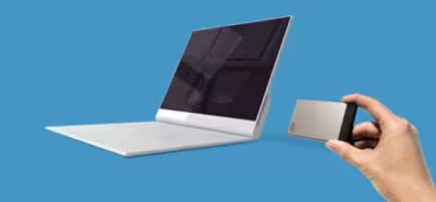 El PC en una tarjeta de crédito de Intel se podrá usar con esta base